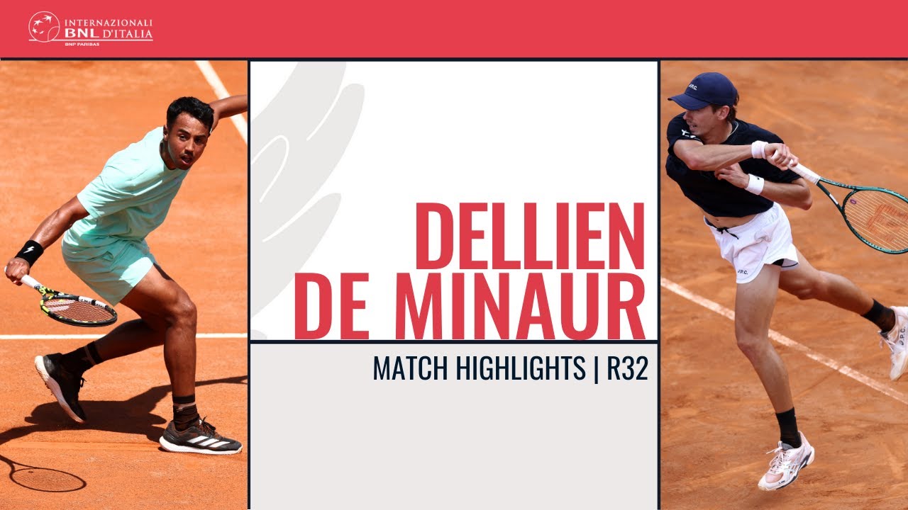 Dellien vs de Minaur | R32 Highlights | Internazionali BNL d&rsquo;Italia 2025