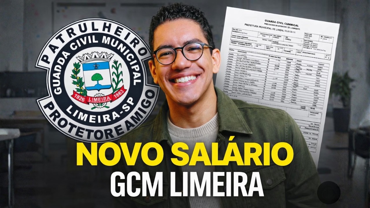 ANALISEI o REAL SAL&Aacute;RIO da GUARDA CIVIL MUNICIPAL DE LIMEIRA (Passa dos 6 mil livre)