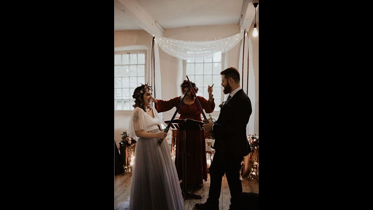 Yorkshire Celebrant Wedding Ceremony with Handfasting Ceremony