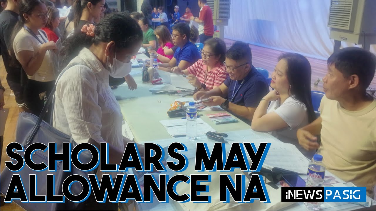Unang batch ng libo-libong iskolar ng Pasig City, tumanggap ng kanilang allowance | iNews Pasig
