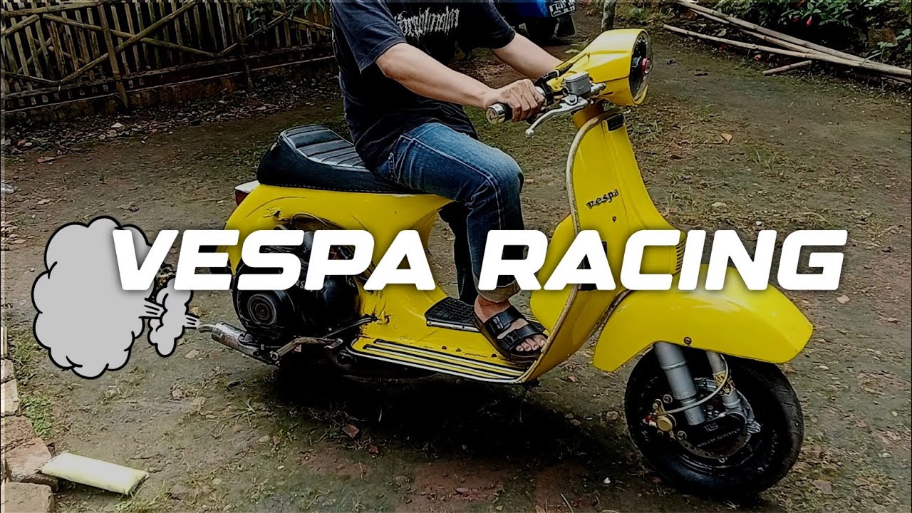 vespa racing knalpot juga harus racing