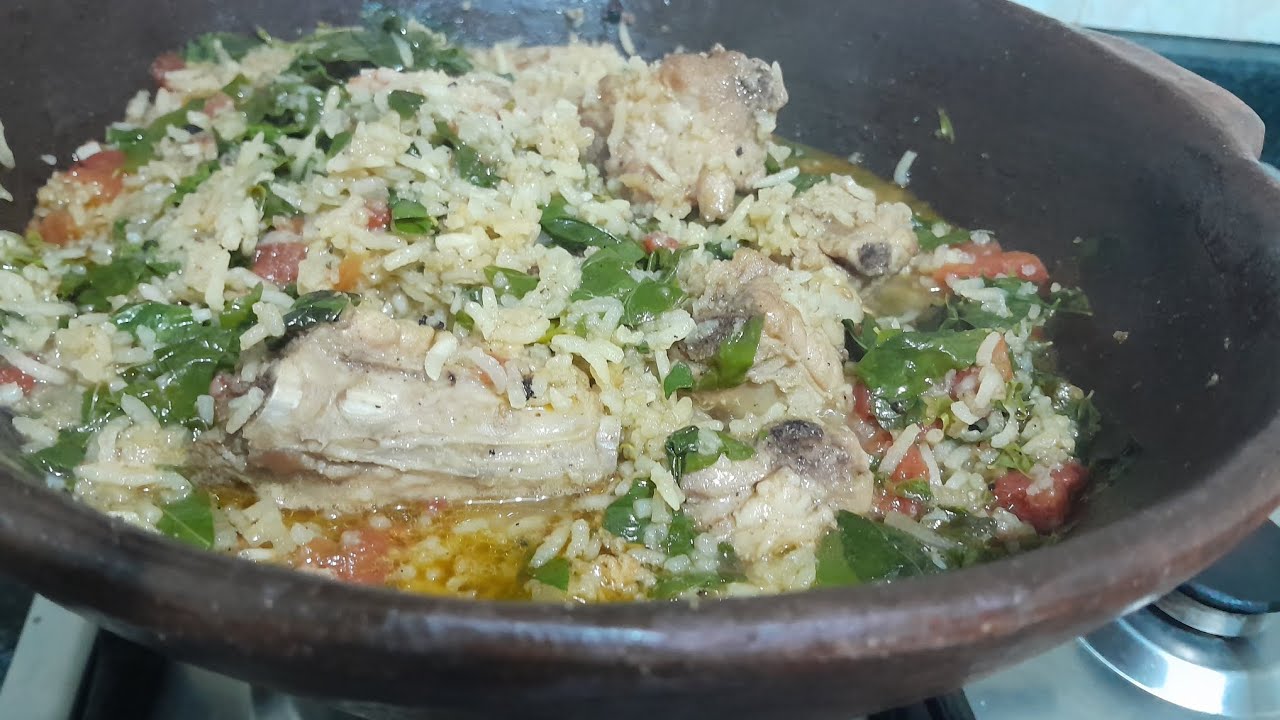 Como hacer Guiso de carne de puerco con chipilin y arroz