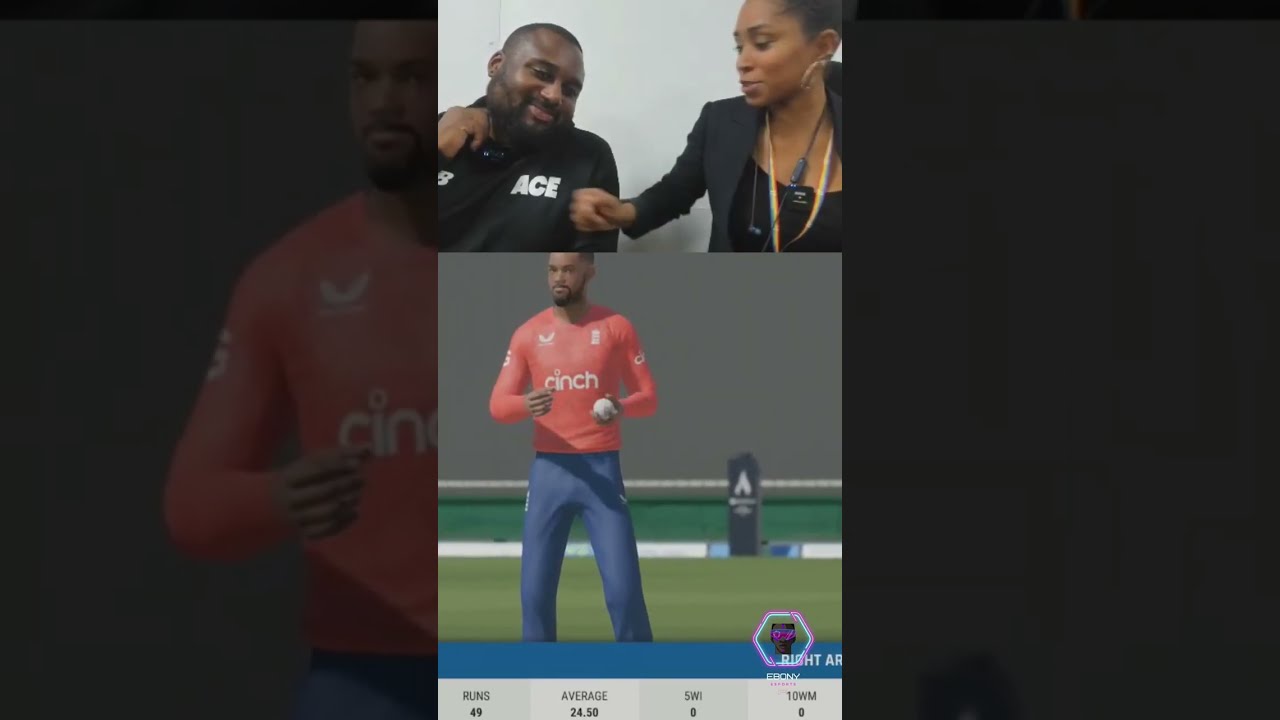 Cricket 22 - Chris Jordan bowling fast! 