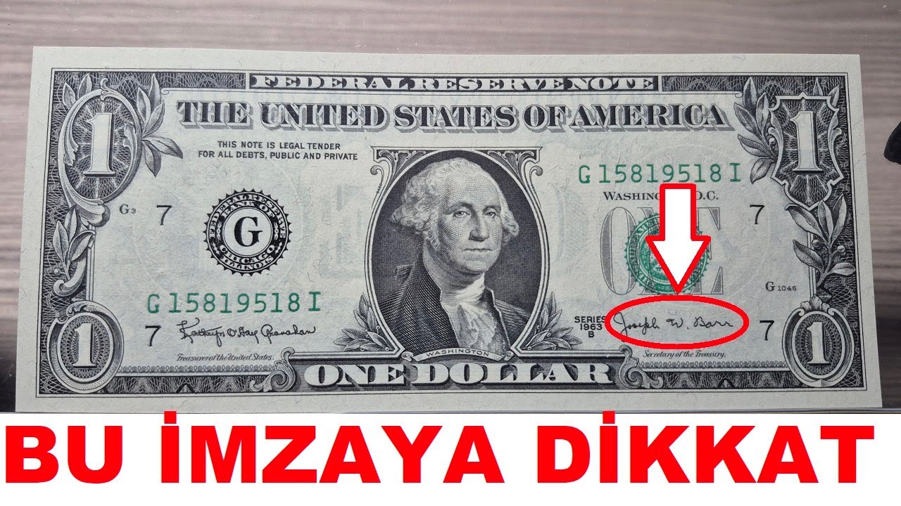Bu İmzalı 1 Dolara Dikkat - Barr Dolar