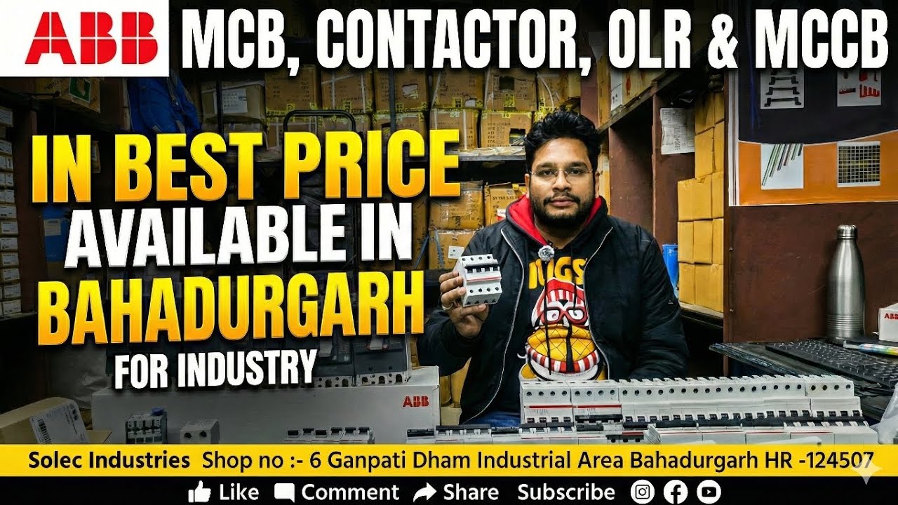 Best Electrical Products in Bahadurgarh ⚡ MCB, MCCB, Contactor | SOLEC INDUSTRIES