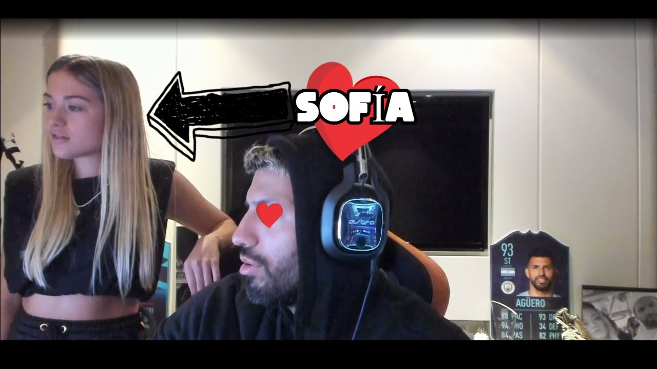 APARECE LA NOVIA DEL KUN AGÜERO EN SU DIRECTO, Y LO AYUDA A HOSTEAR A ALGUIEN!!!!