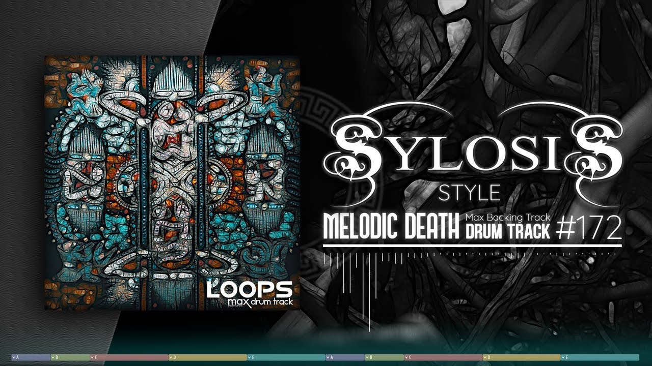Melodic Death Metal Drum Track / Sylosis Style / 200 bpm