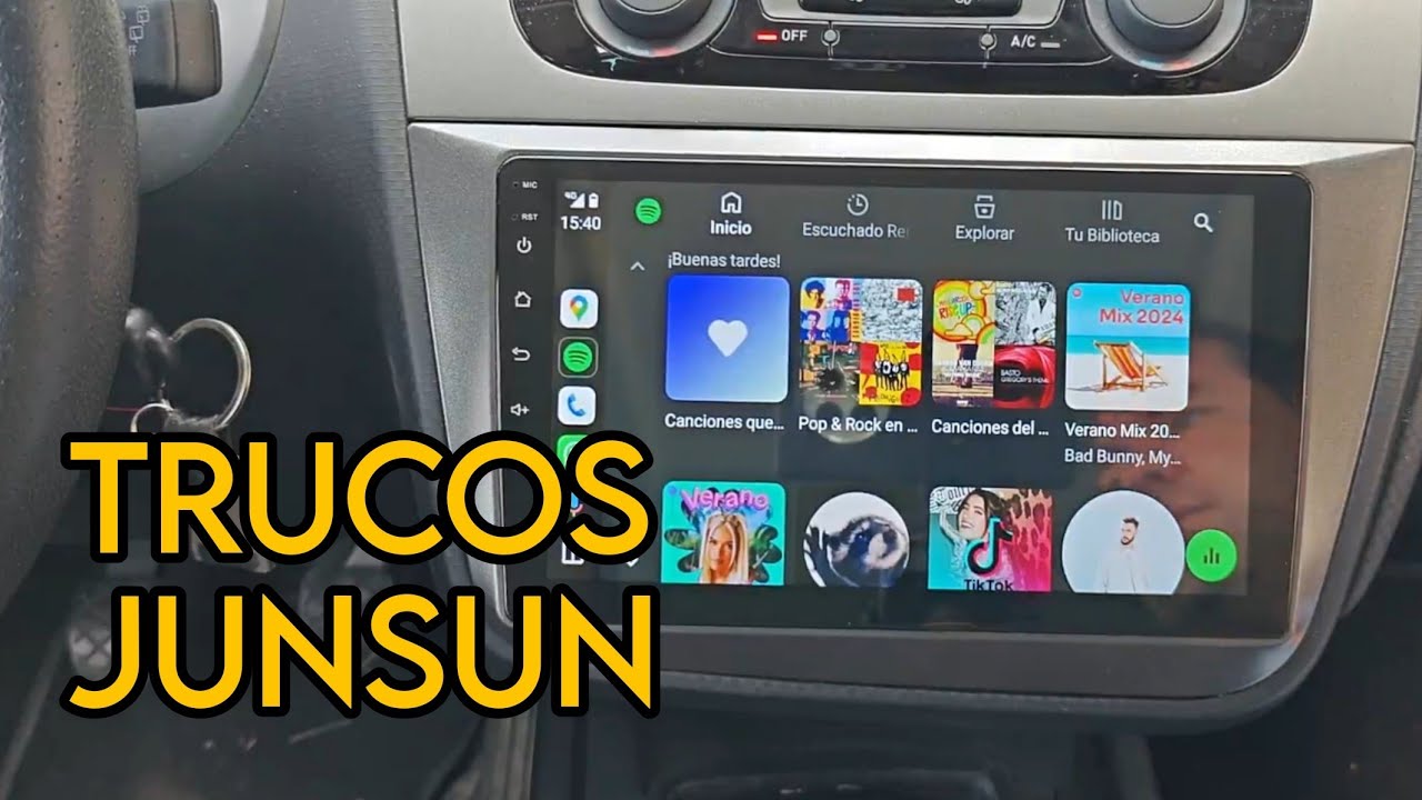 8 TRUCOS y tips JUNSUN V1 PLUS: Canbus, launcher Agama, Spotify
