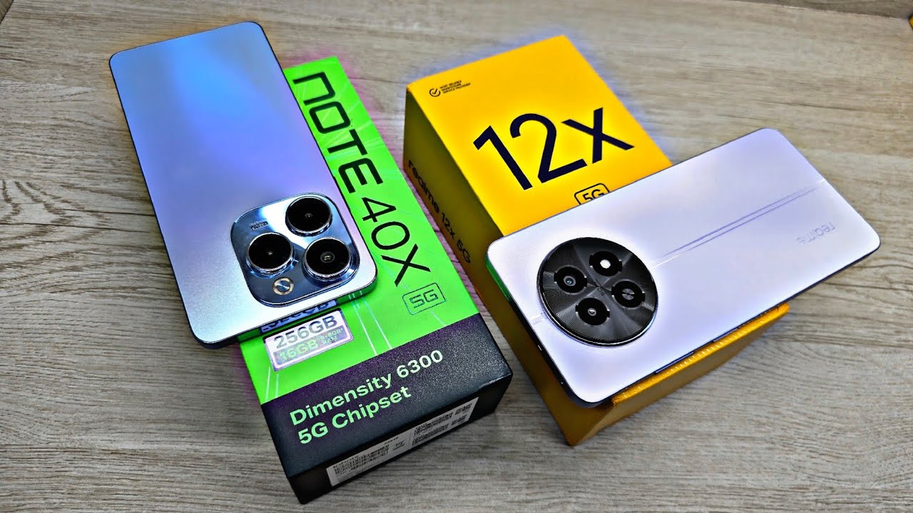 Infinix Note 40x 5G vs Realme 12x 5G - Which Should You Buy ?