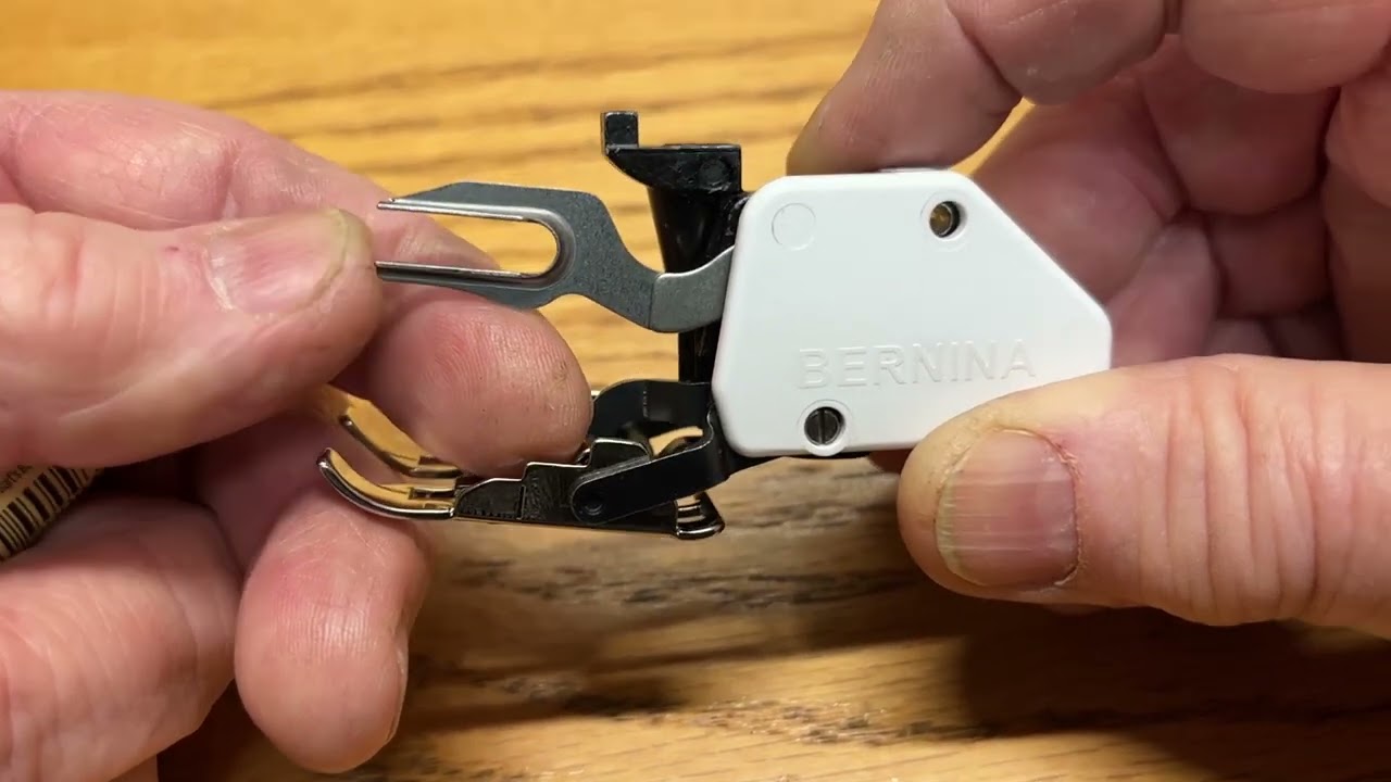 Walking foot squeak even after service BERNINA Jeff how to lubricate the fork arm Sew Tech Jeff