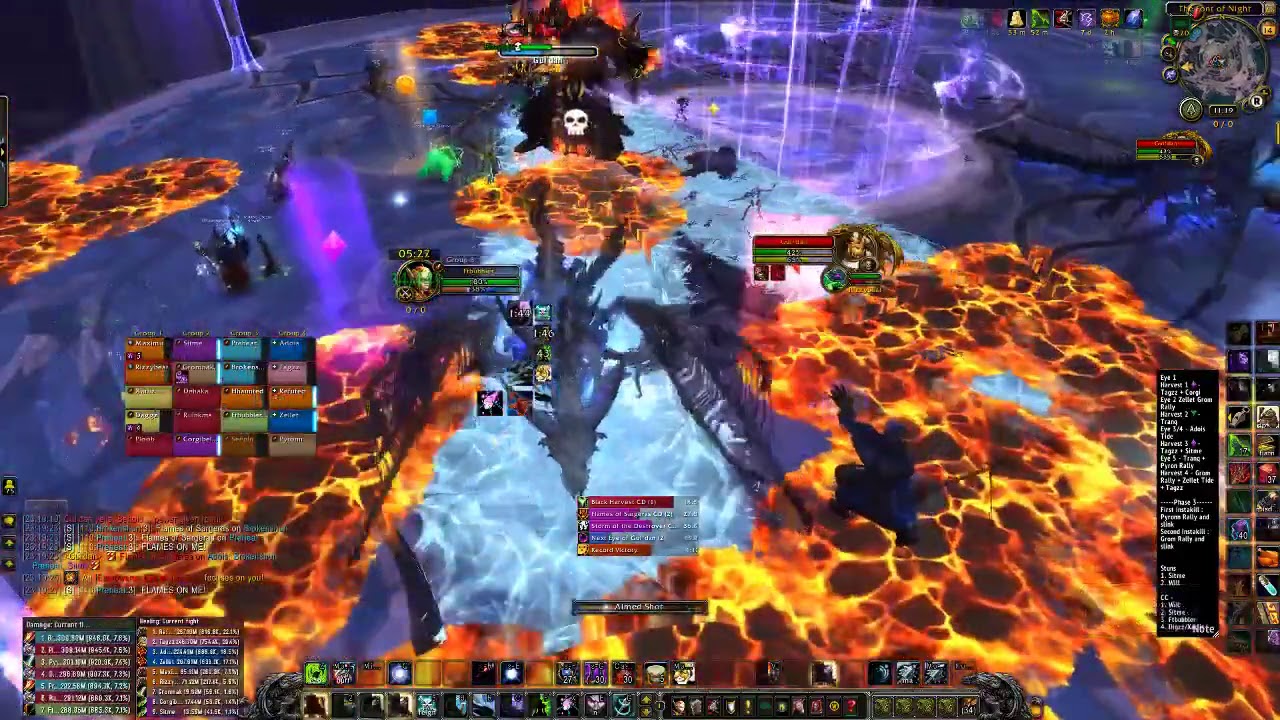 Limit Guild World 5th - Mythic Gul'Dan (Legion) - Hunter PoV