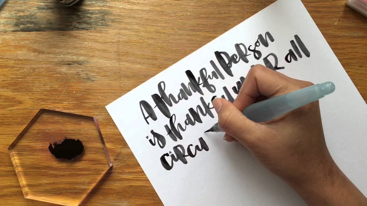 Hand Letter with me