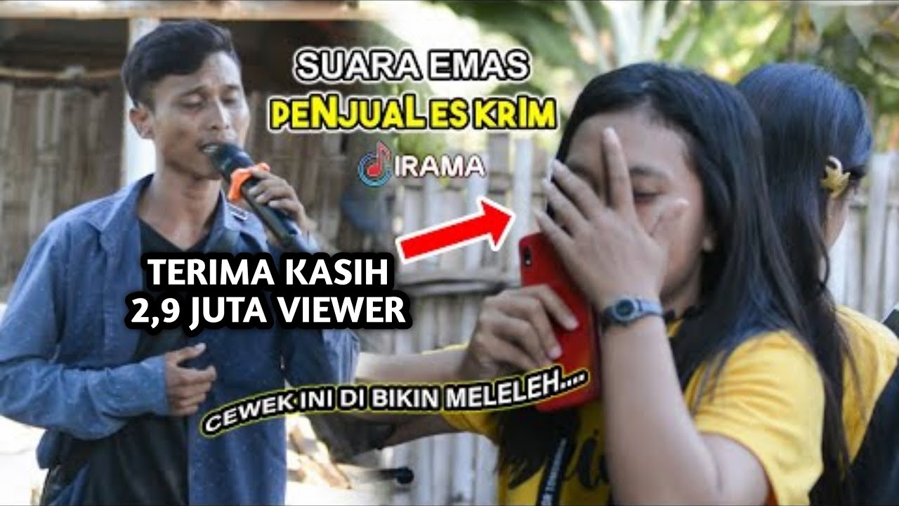 CEWEK INI SAMPAI KAGET DENGAR SUARA PENJUAL ES KRIM MENYUMBANGKAN SUARA EMASNYA DI IRAMA DOPANG