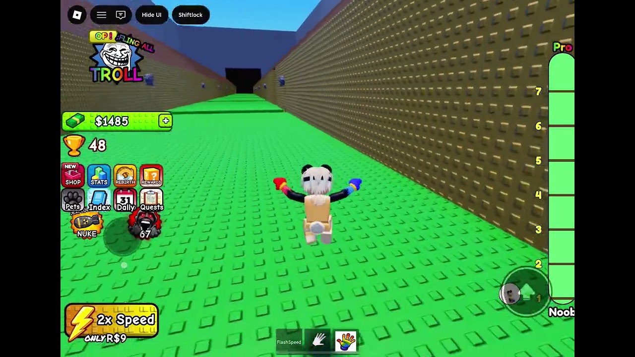 Part two I played the popular 67 Roblox game I ended up being at huge pro!!!!!