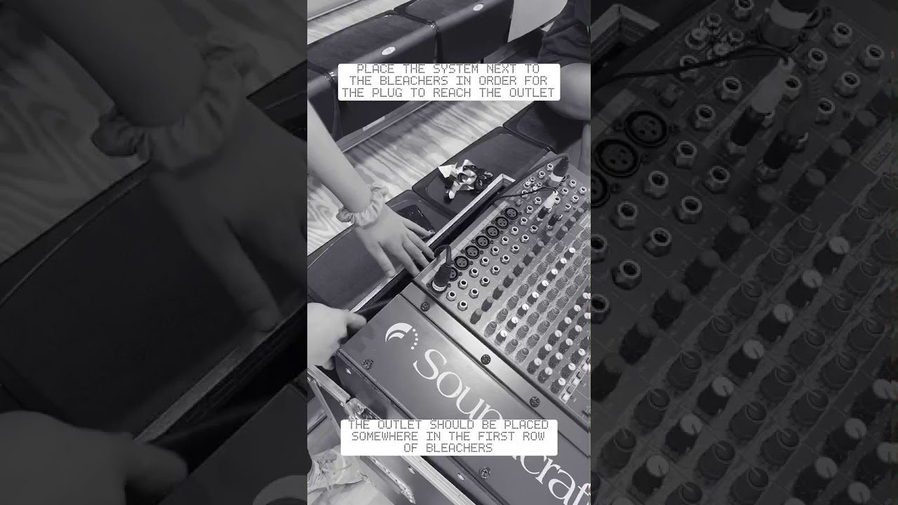 Gymnasium Sound system instructions