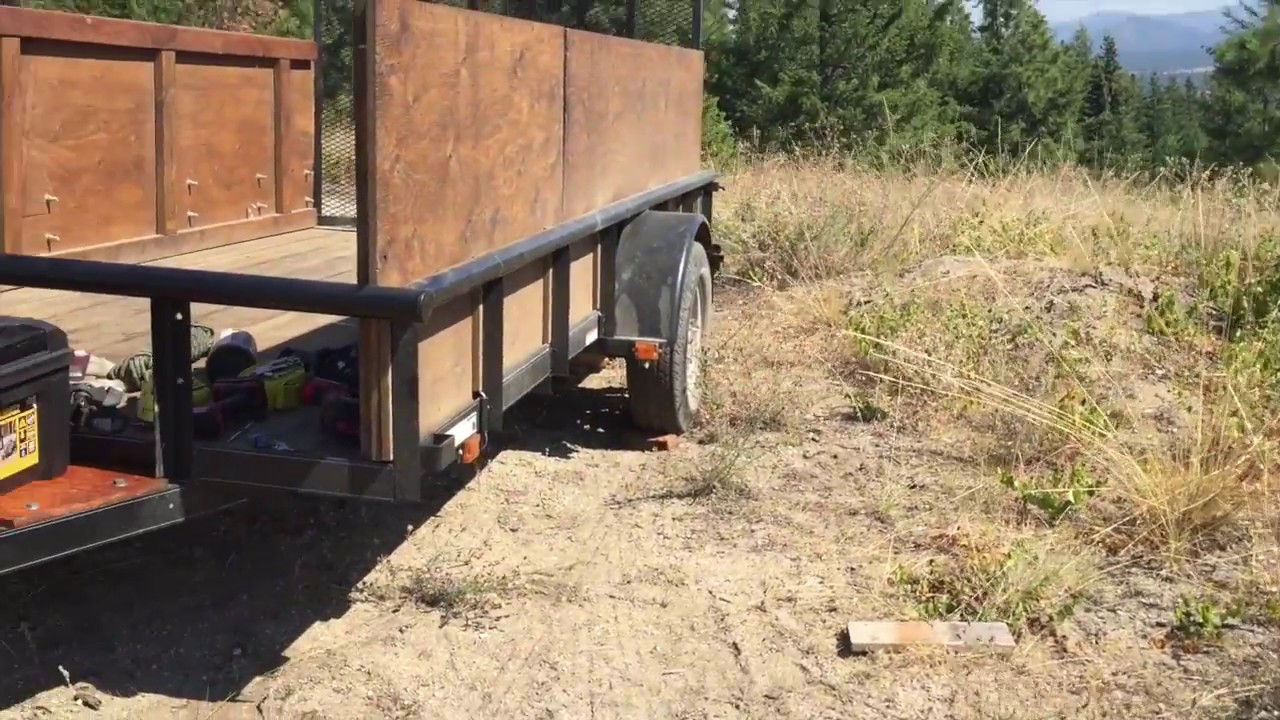 Off The Grid Project Episode #23 - Utility Trailer Modification