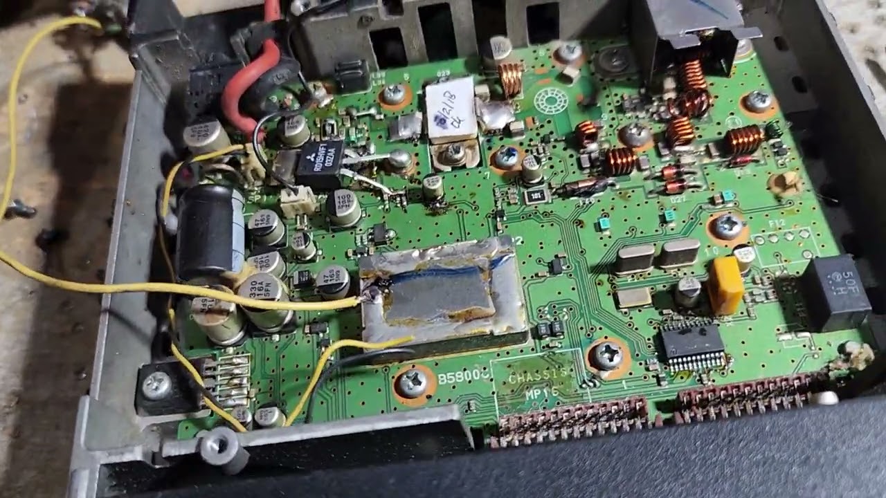 icom v8000 tidak keluar power