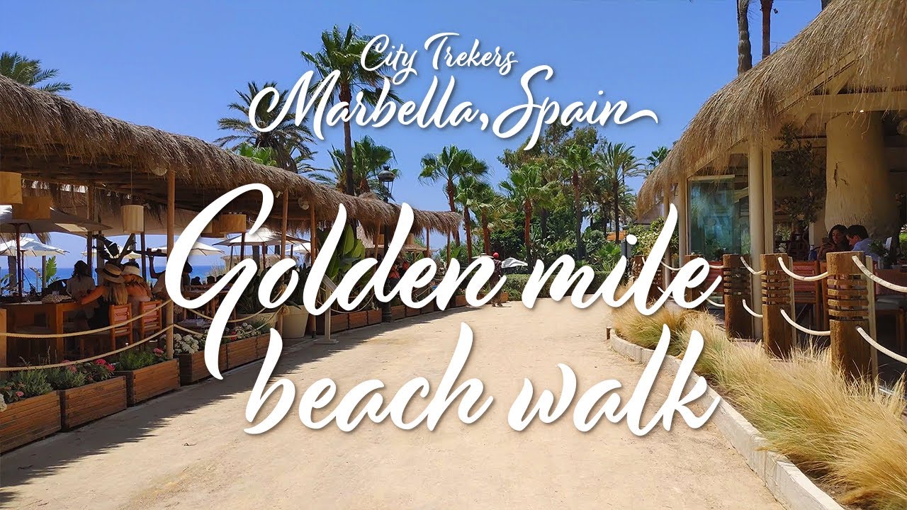 Golden mile beach walk -  Marbella, Spain