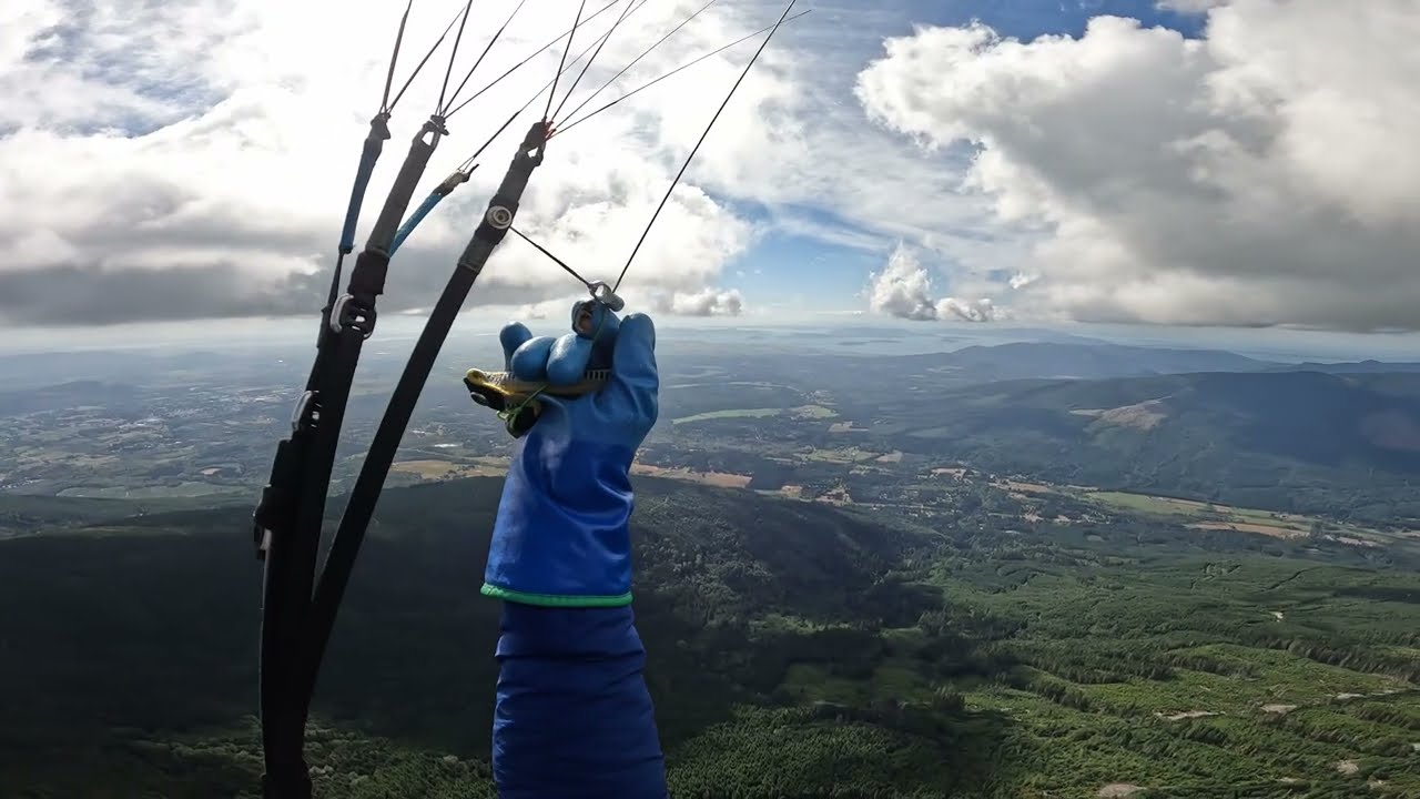 Blanchard to Hamilton Paragliding Flight