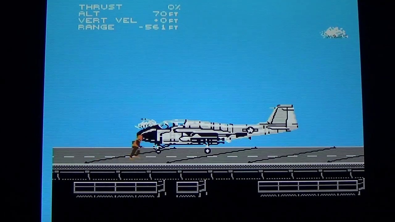 Распаковка геймплей с комментариями игры Flight of Intruder (Top Gun 3) NES Dendy