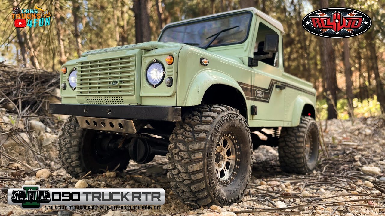 RC4WD Gelande II 2015 | Land Rover Defender D90 Body Set Heritage Edition | Cars Trucks 4 Fun