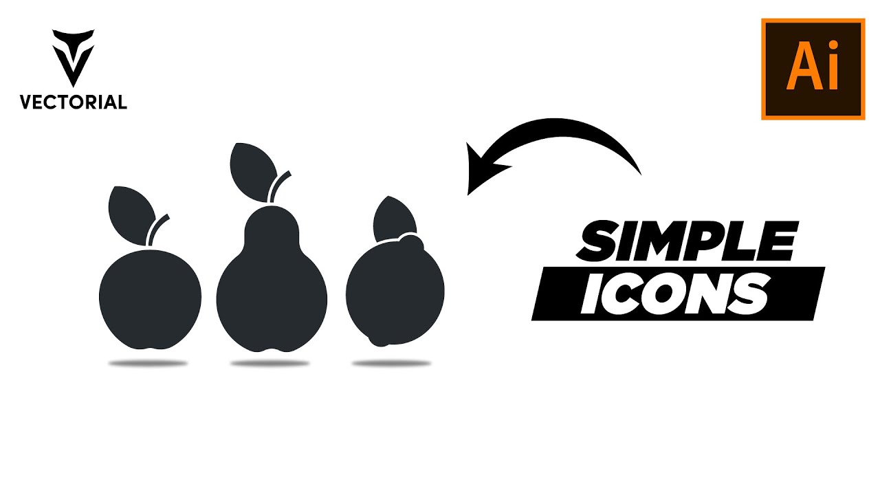 Create Simple Icons FAST in Adobe Illustrator!