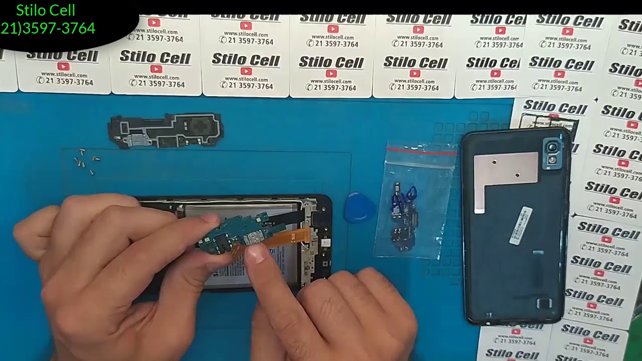Samsung Galaxy A10 trocar do conector (placa conector de carga) a10 não carrega, como abrir a10