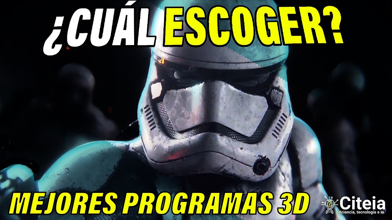Los MEJORES PROGRAMAS 3D. Perfectos para modelado, animaci&oacute;n e IMPRESI&Oacute;N 3D. [&iquest;CU&Aacute;L ES EL MEJOR?]