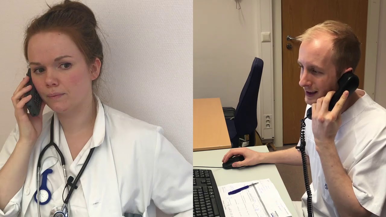 ISBAR: telefonsamtale med lege uten bruk av ISBAR.