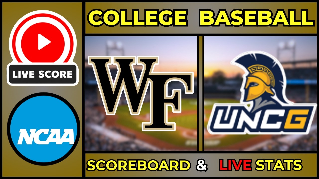 🔴 LIVE: Wake Forest vs UNC Greensboro | NCAA College Baseball Scoreboard | Feb 24, 2026 | Box Score