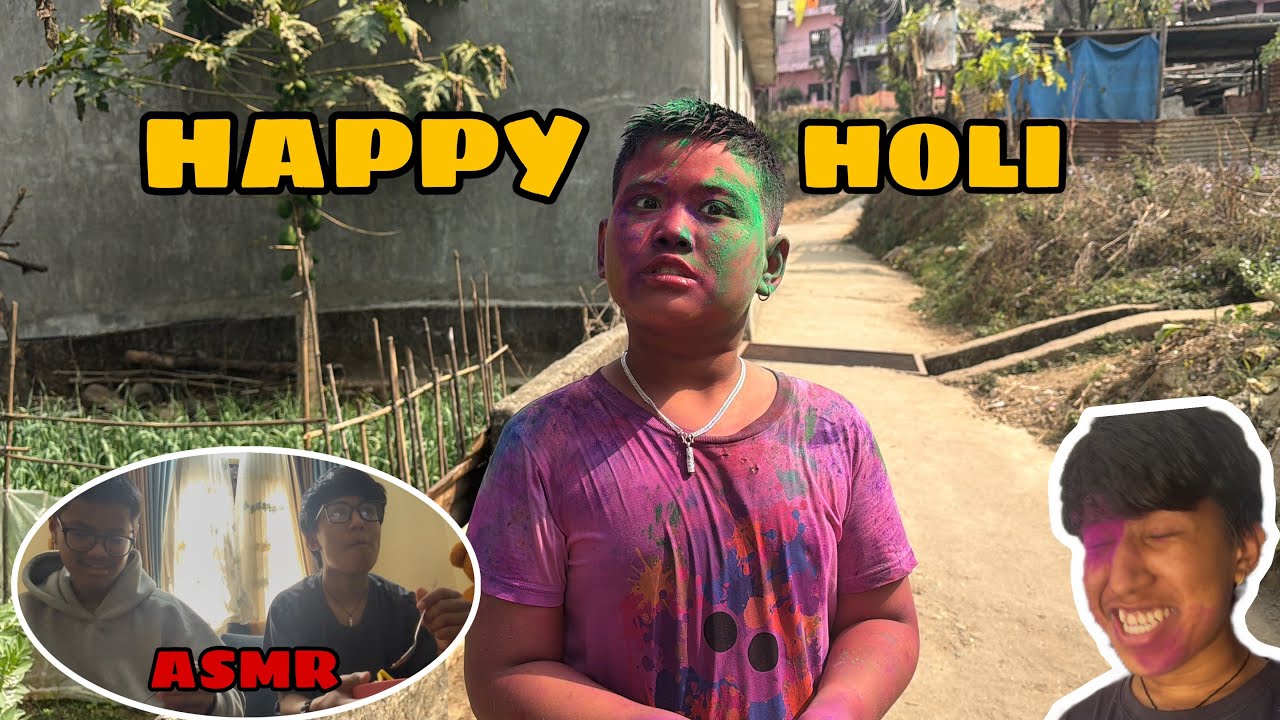 HAPPY HOLI || HOLI KO DIN TW 😂#Yulan
