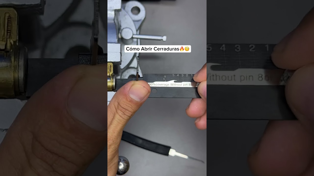 C&oacute;mo abrir una cerradura con la ganz&uacute;a Lizhi la mejor explicaci&oacute;n 🔑🐉 #tips #hack #cerrajeros #diy