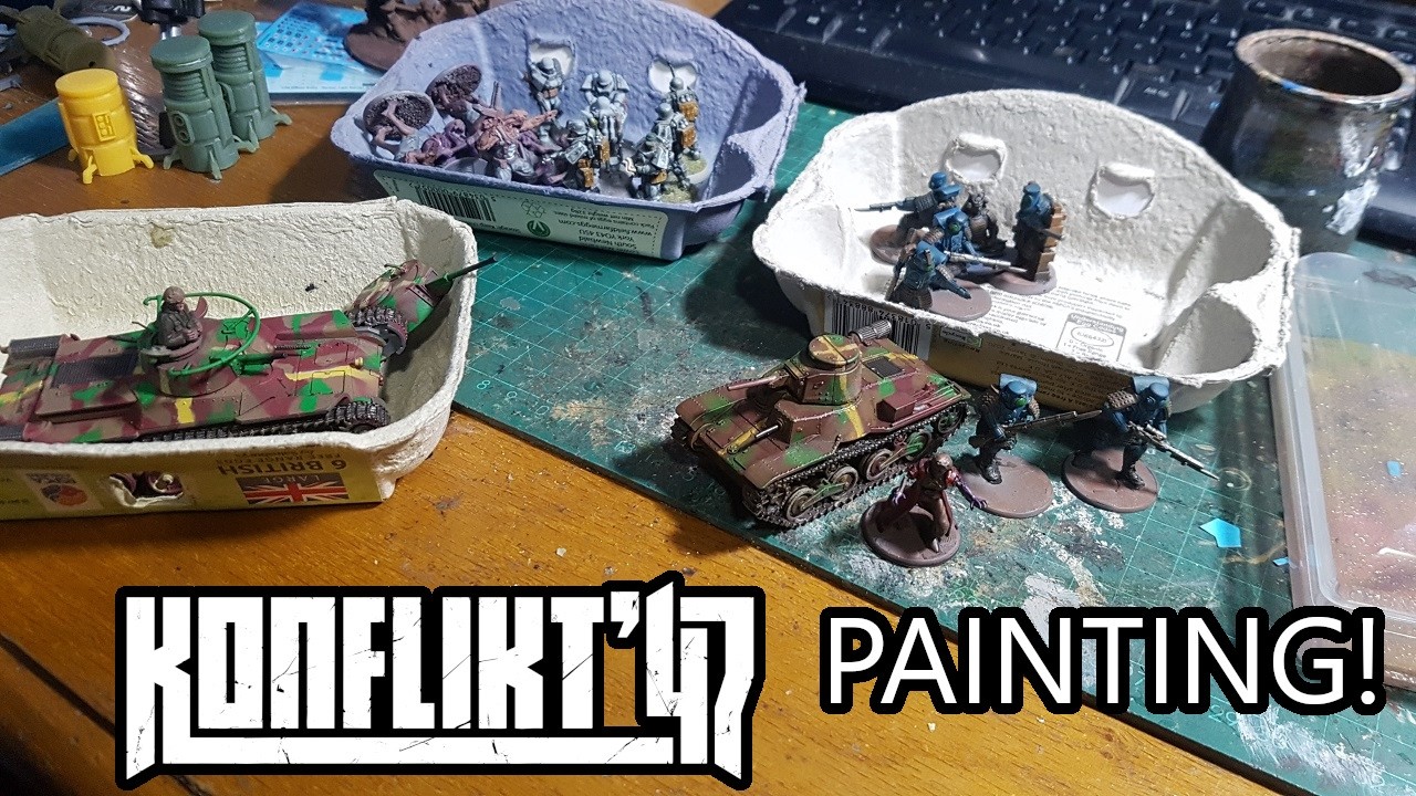 Hang Out And Paint: Terrain and Konflikt47!