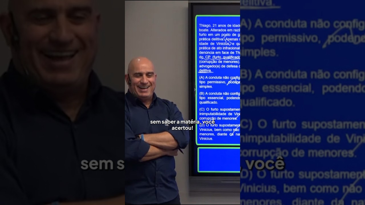 A resposta da 1&ordf; Fase da OAB est&aacute; no enunciado! | Treino Guiado de Quest&otilde;es com o Prof. Nidal #oab45