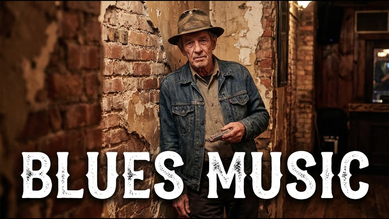 🌙 Lonely Whiskey Nights – Relaxing Blues Rock Guitar Playlist