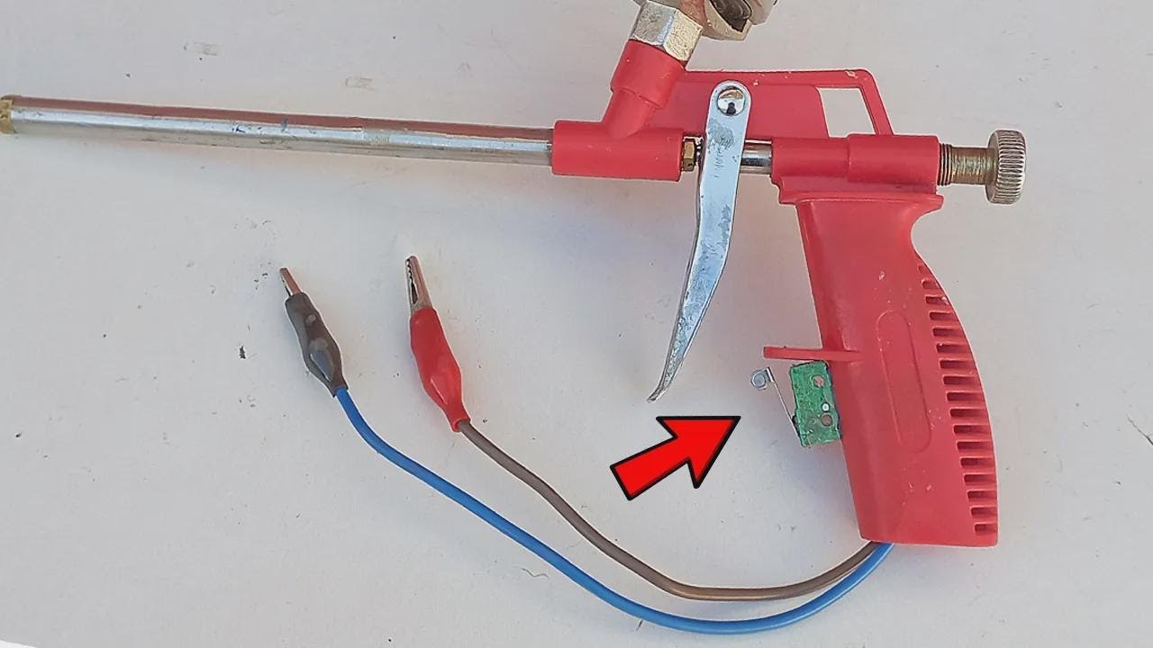 Todo mundo ficou de boca aberta com o que eu fiz com uma pistola de espuma!