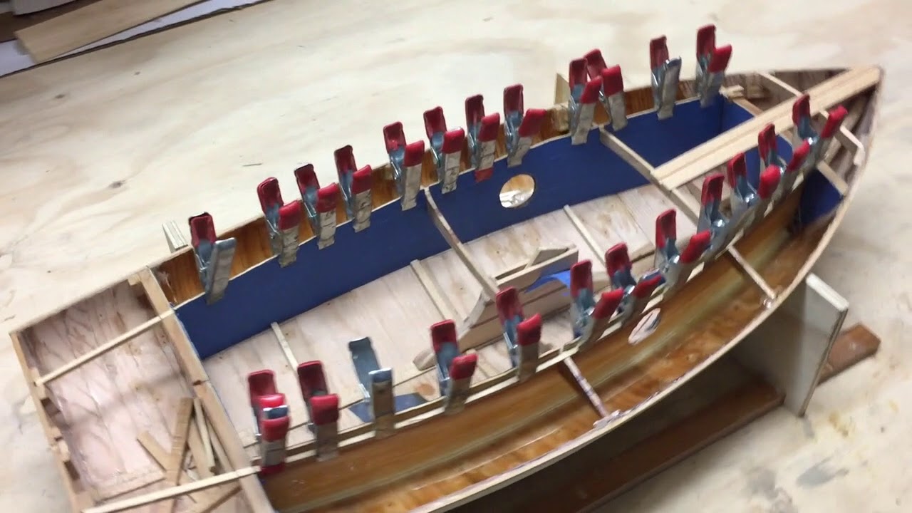 Building a model Zephyr racing dinghy
