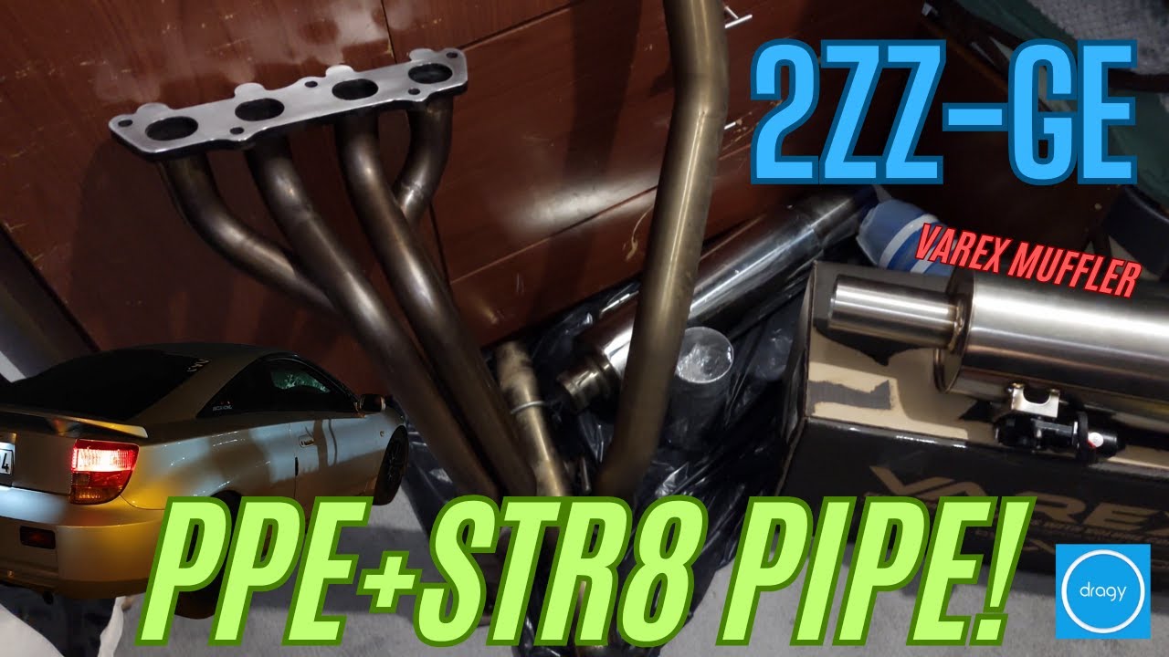 UPGRADING FROM A 1ZZ EXHAUST TO PPE HEADERS/STRAIGHT PIPE! (QUARTER MILE RUN COMPARISON)
