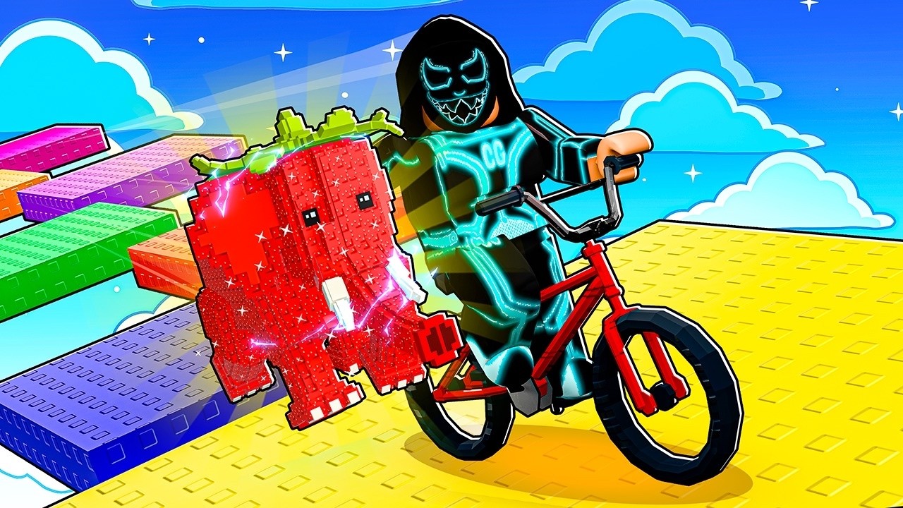Starting Over as NOOB with OP SECRETS in Bike Obby For Brainrots!