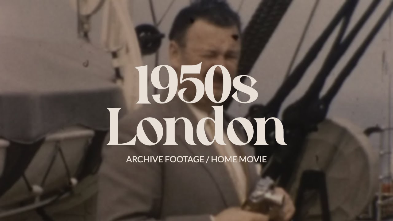 Vintage 1950s Europe: London Landmarks & Pompeii Ruins on 8mm Film