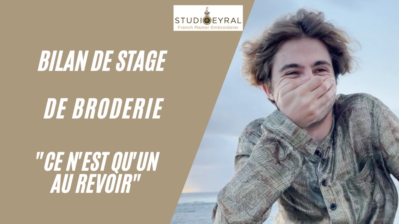 Bilan de stage de broderie 