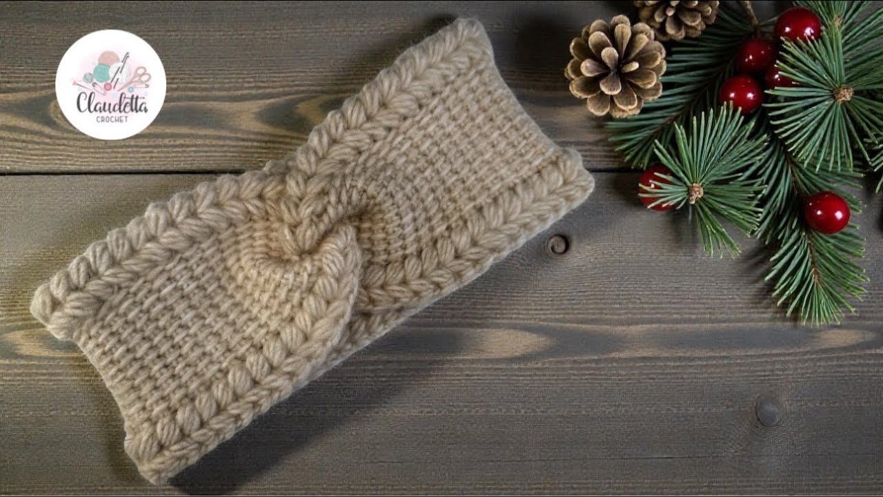 The MOST Beautiful Crochet Headband — Easy & Fast Tutorial!