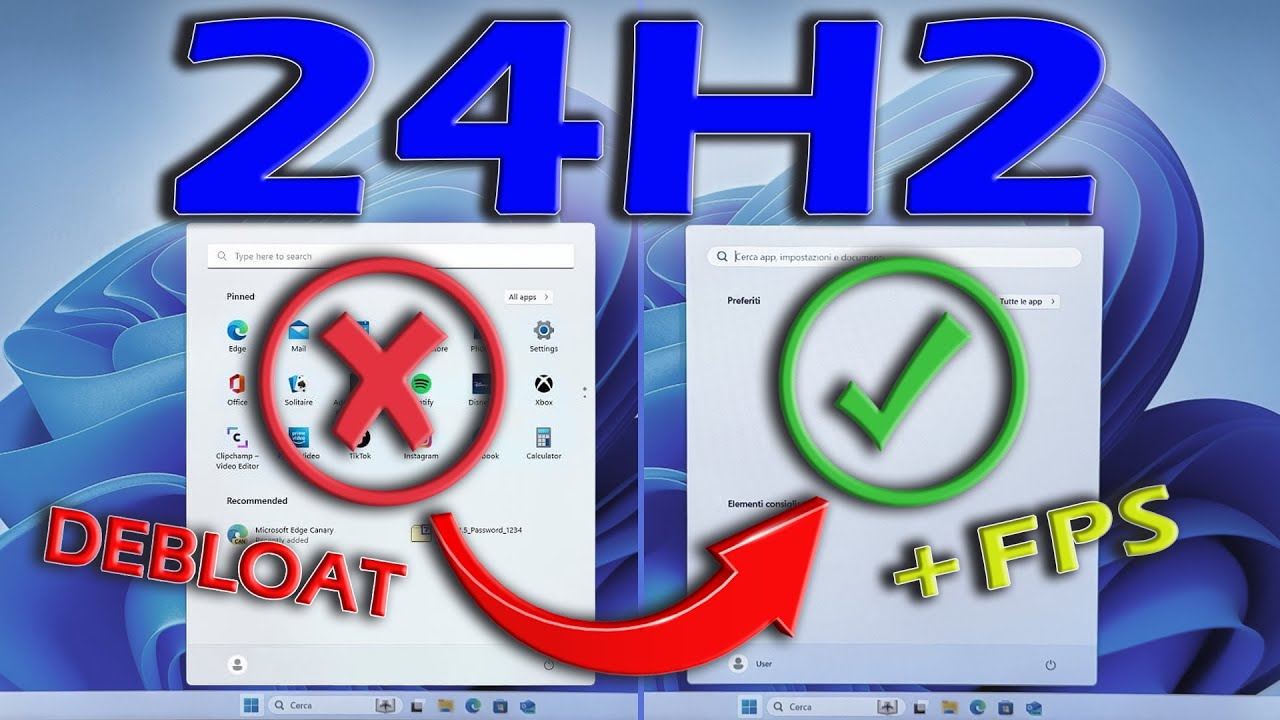 COME AVERE WINDOWS 11 DEFINITIVO PULITO E SICURO PER SEMPRE GUIDA COMPLETA 2025 debloat automatico