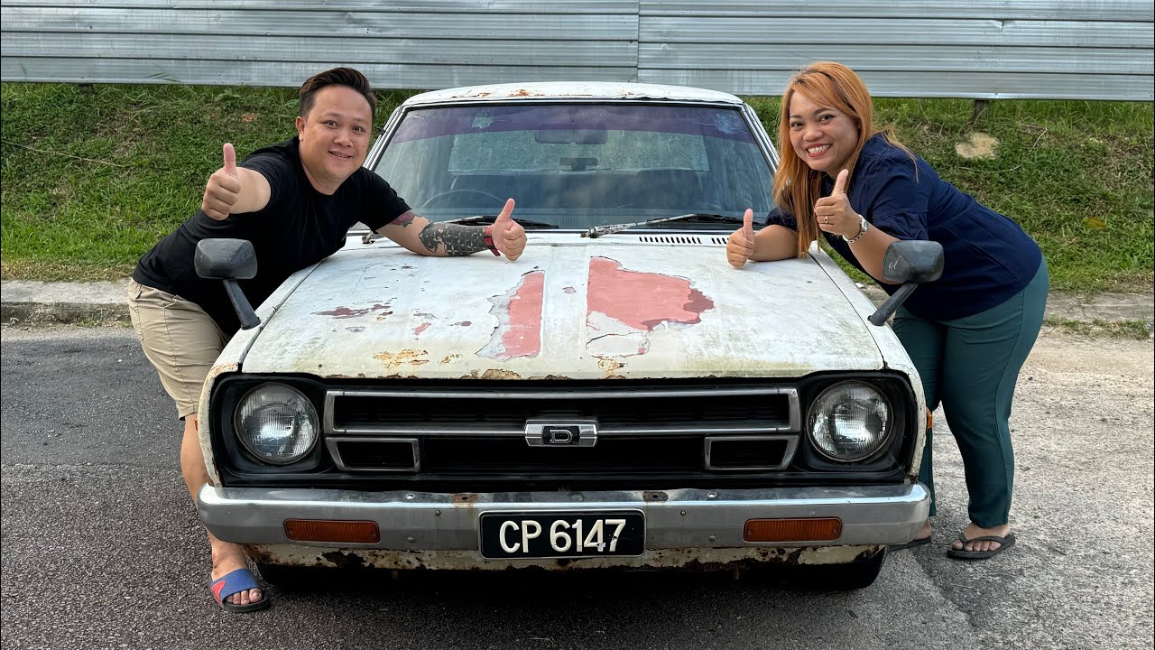 Pertama Kali Drive Kereta Klasik Datsun 120Y // Duduk Dalam Macam Atas Lantai …///