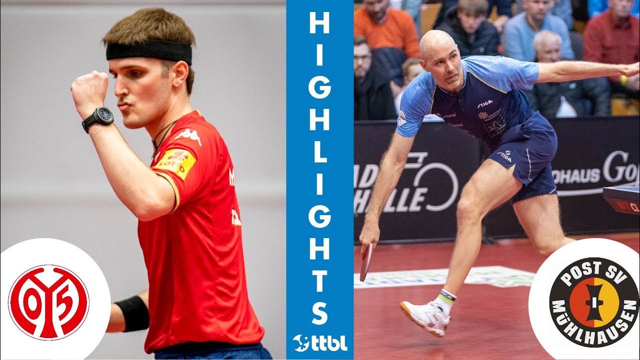 Mainz vs. Mühlhausen (TTBL Highlights) | Saison 2022/23