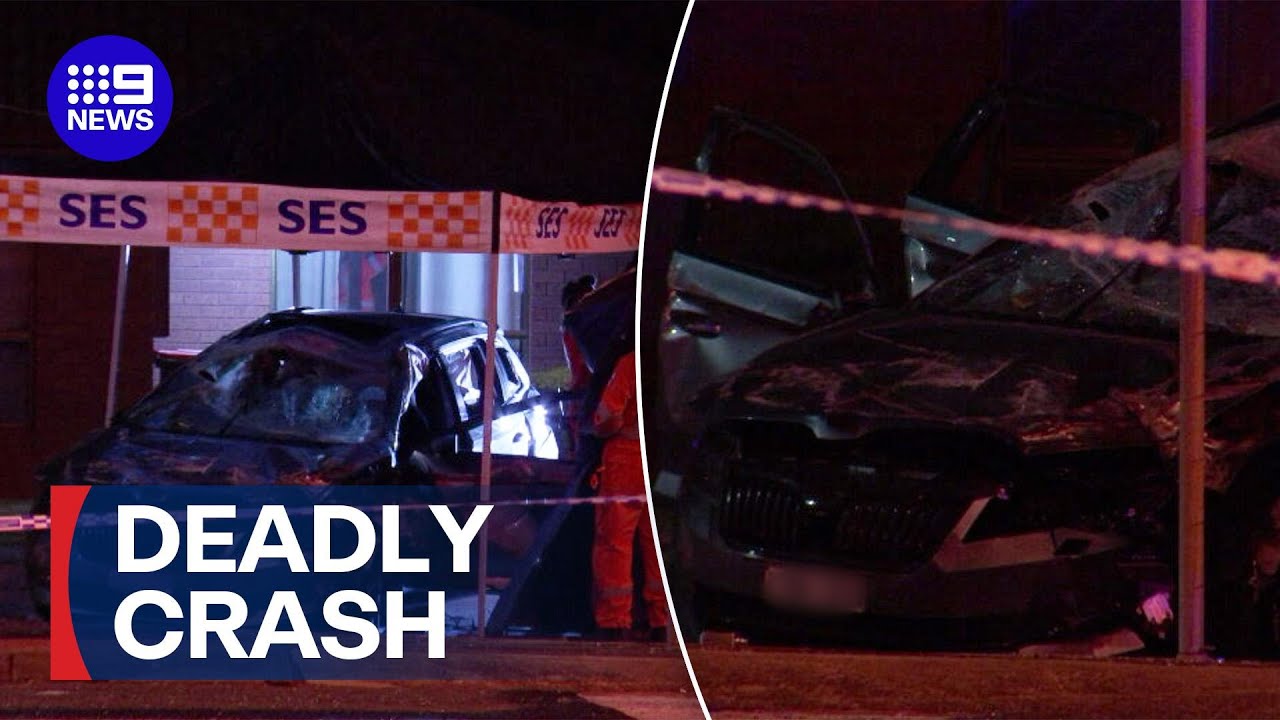 Teen killed in stolen car crash | 9 News Australia