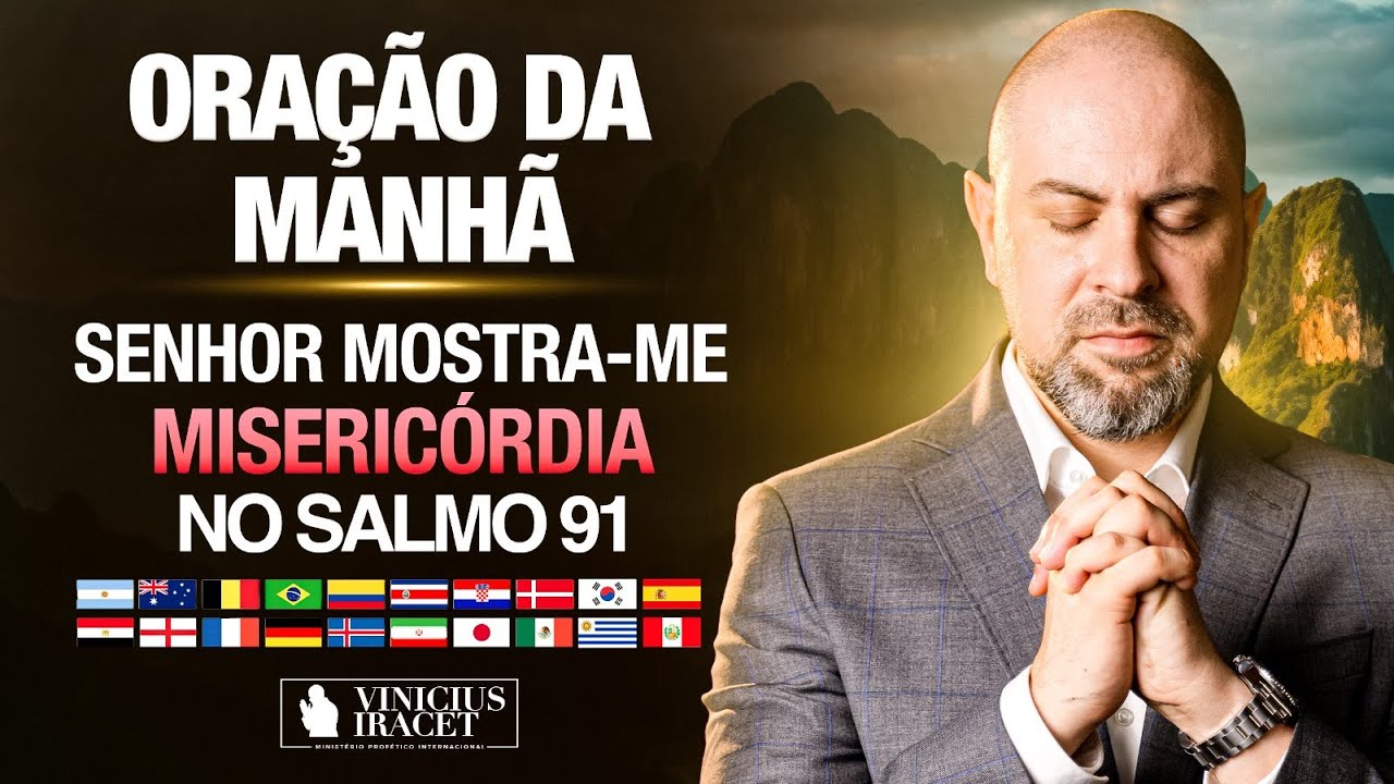Oração da Manhã 29 de Julho no salmo 91 (Ao Vivo)  Minha causa é uma emergência @ViniciusIracet