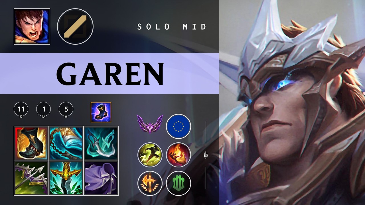 Garen Mid vs Kassadin - EUW Master Patch 26.04