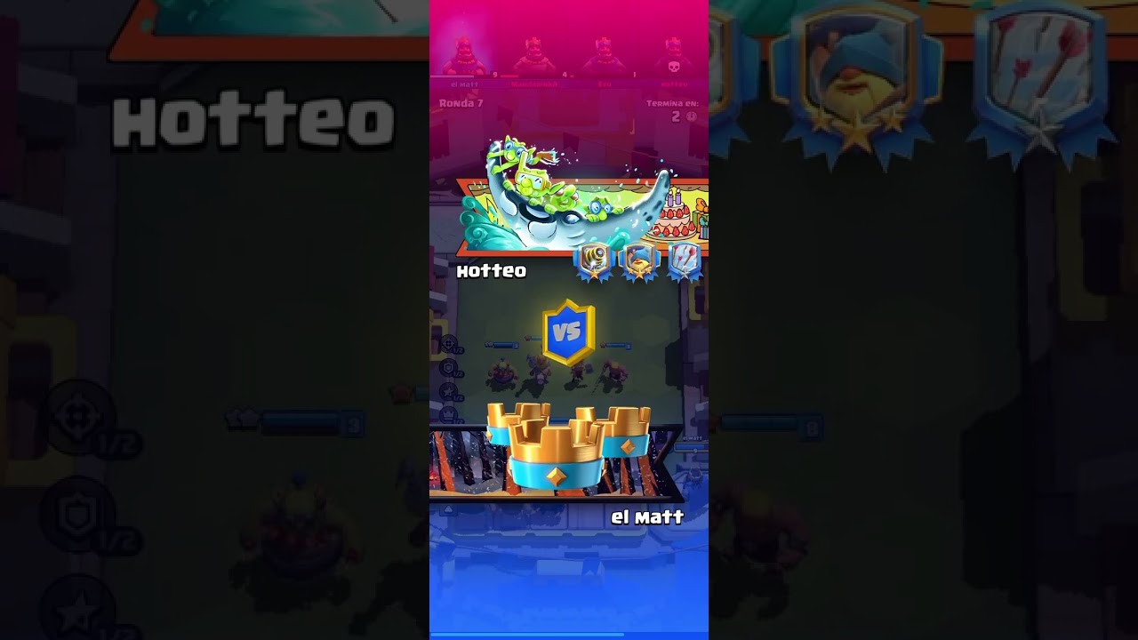 Victoria en la liga Clash royale 