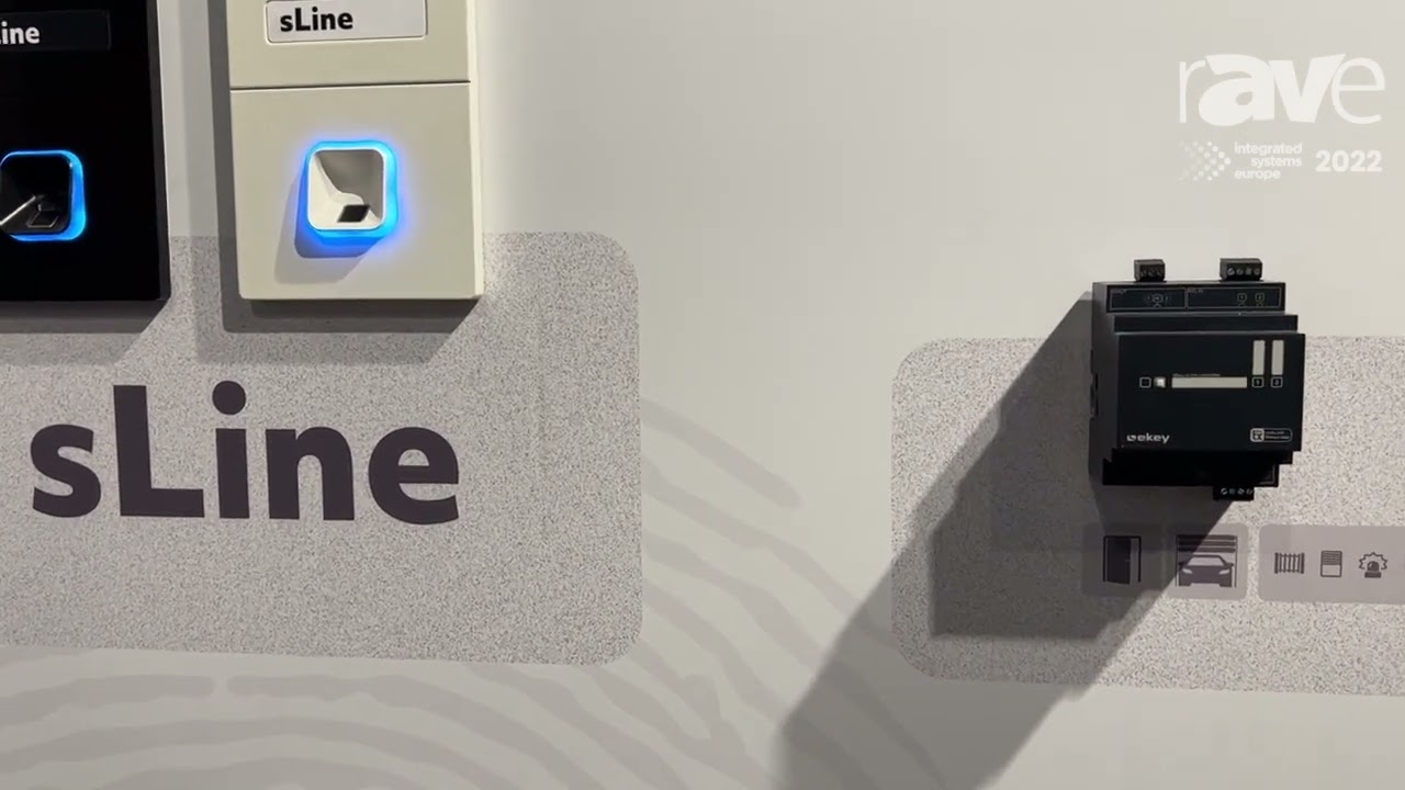 ISE 2022: ekey biometric systems Intros sLine and xLine Finger Scanners 2